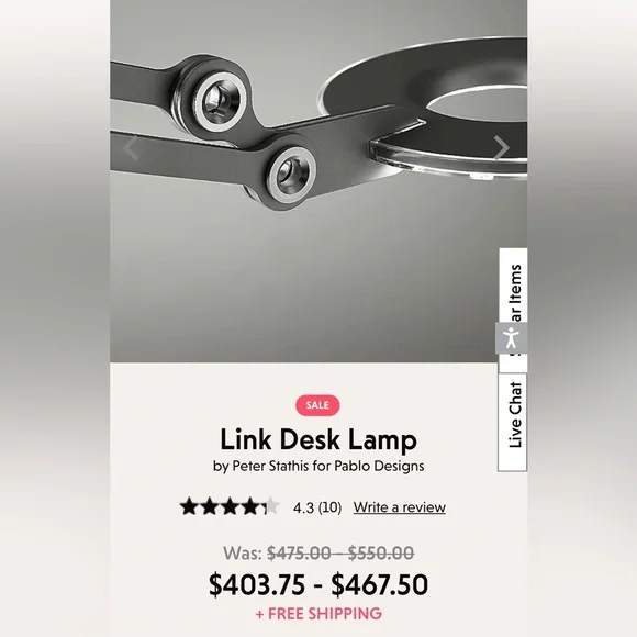 Allsteel Link Pablo LED Lamp - Picture 4 of 9